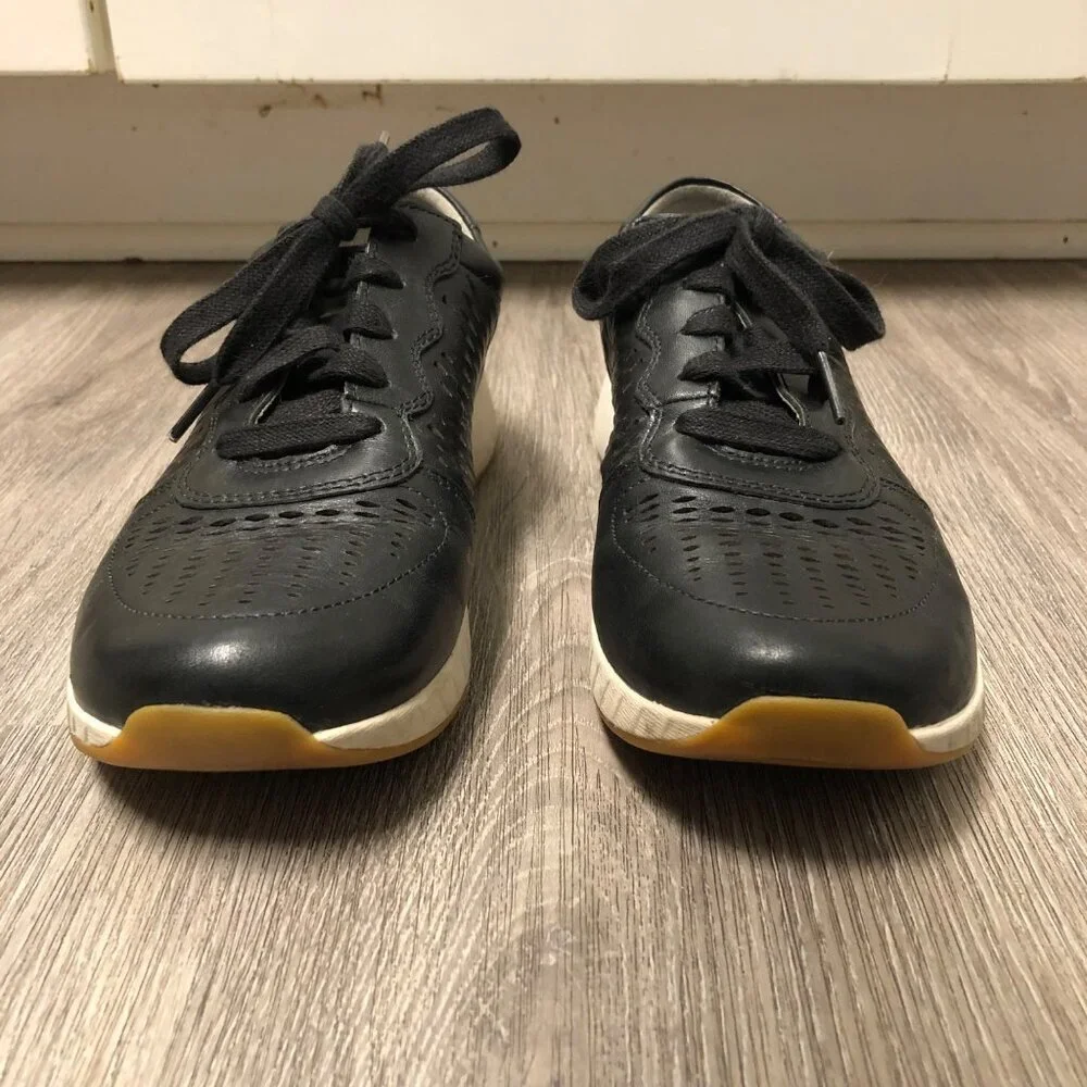 Dansko Women's EU Size 38 Black Genuine Leather Shoes Sneakers Stability Arch